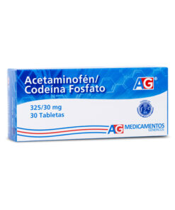 ACETAMINOFEN+COD 325/30MG A.G. CAJA X 30 TAB