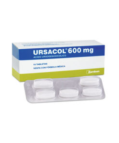 URSACOL 600 MG CAJA X 15 TABS