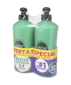 CREMA PEINAR SEDAL RIZOS DEF X 2 UNDS X 300 ML P/ESP