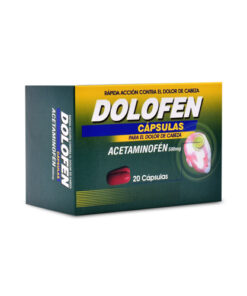 DOLOFEN 500 MG (ACETAMINOFEN) CAJA X  20 CAPS