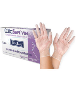GUANTES VINILO S/TALCO T-L ALFASAFE X 100