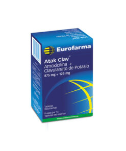 ATAK CLAV 875/125 MG FCO X 14 TABS