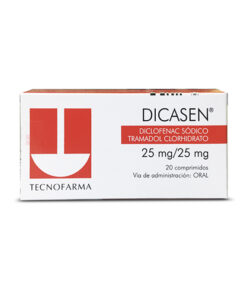 DICASEN 25/25 MG CAJA X 20 COMP