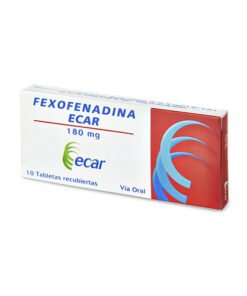 FEXOFENADINA 180 MG ECAR CAJA X 10 TABS