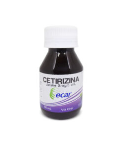 CETIRIZINA JBE 5MG/5 ML ECAR FCO X 60 ML