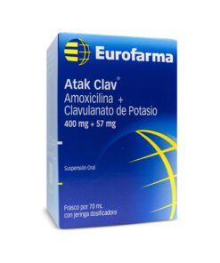 ATAK CLAV 400/57 MG SUSP.ORAL FCO X 70 ML