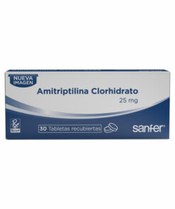 AMITRIPTILINA 25 MG RECIPE CAJA X 30 TABS