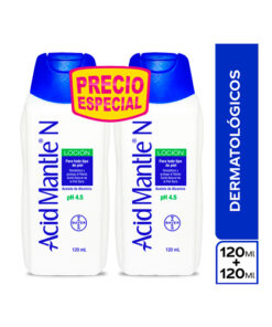 ACID MANTLE N LOCION X 120 ML 2 UNDS P/ESP
