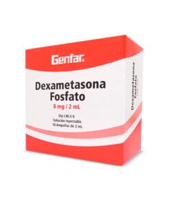 DEXAMETASONA 8 MG/2ML GENFAR CAJA X 10 AMP