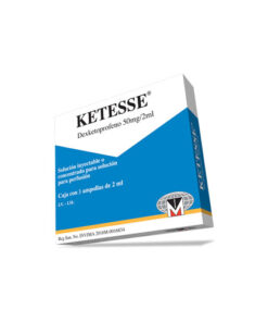 KETESSE 50 MG SOL.INY. CAJA X 3 AMP