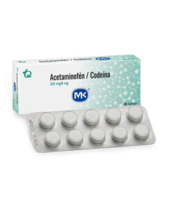 ACETAMINOFEN+COD 325/8MG MK CAJA X 20 TAB