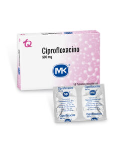 CIPROFLOXACINA 500 MG MK CAJA X 10 TABS
