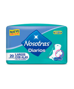 PROTECTORES NOSOTRAS LARGOS PQTE X 20 UNDS