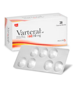 VARTERAL 160/10 MG CAJA X 28 CAPS