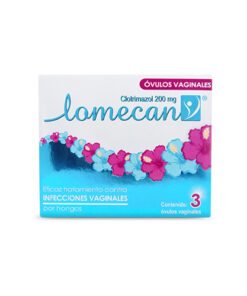 LOMECAN V 200 MG OVULOS VAG. CAJA X 3 OVULOS