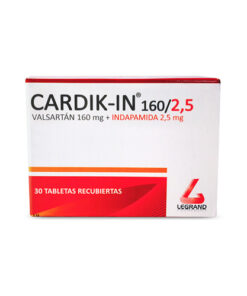 CARDIK-IN 160/2.5 MG CAJA X 30 TABS