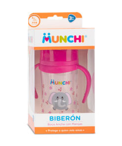 BIBERON MUNCHI B.ANCHA 8 OZ 3M+ MANIJAS