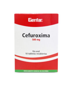 CEFUROXIMA 500 MG GENFAR CAJA X 10 TABS