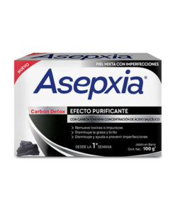 ASEPXIA JABON CARBON BARRA X 100 GR