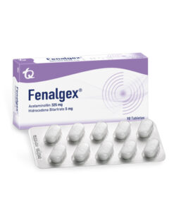 FENALGEX 325/5 MG CAJA X 10 TABS