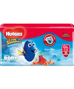 PANAL HUGGIES LITTLE SWIMM M-L X 10 UNDS