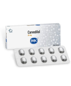 CARVEDILOL 25 MG MK ** CAJA X 30 TABS