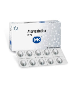 ATORVASTATINA 20 MG MK CAJA X 30 TABS