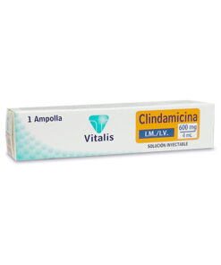 CLINDAMICINA 600 MG VITALIS CAJA X 1 AMP