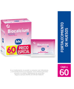 BIOCALCIUM D 500 MG PRE/ESP CAJA X 60 S/S