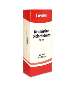 BETAHISTINA 16 MG GENFAR CAJA X 20 TABS