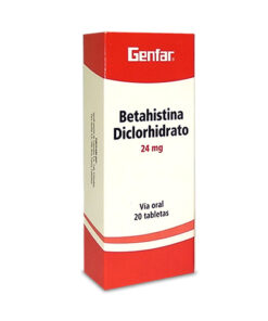 BETAHISTINA 24 MG GENFAR CAJA X 20 TABS