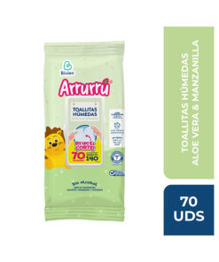 TOALLITAS ARRURRU ALOE/MZNILLA 70 UND PRE/ESP