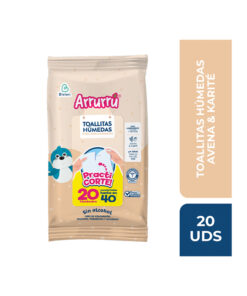 TOALLITAS ARRURRU AVENA/KARITE 20 UND PRE/ESP