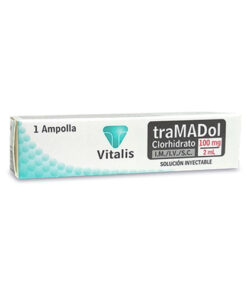 TRAMADOL 100 MG/2ML VITALIS CAJA X 1 AMP
