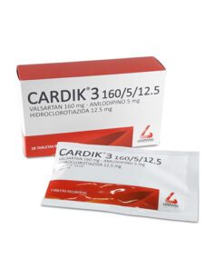 CARDIK 3 160/5/12.5 MG CAJA X 30 TABS