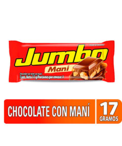 CHOCOLATINA JUMBO MANI BARRA X 17 GR