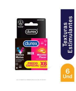 PRESERV. DUREX MIX PROMO CAJA X 6 UNDS