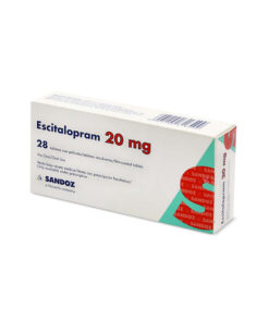 ESCITALOPRAM 20 MG SANDOZ CAJA X 28 TABS