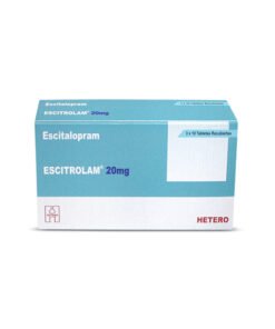 ESCITROLAM 20 MG CAJA X 30 TABS