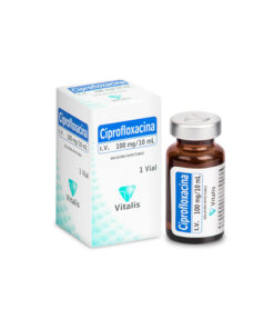 CIPROFLOXACINA 100 MG VITALIS CAJA X 1 VIAL