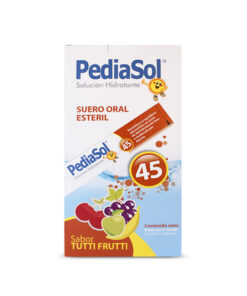 PEDIASOL TUTTI FRUTTI 45 CAJA X 5 S/S