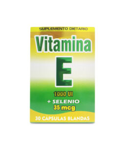 VITAMINA E 1000 +SELENIO NATURALM X 30CA