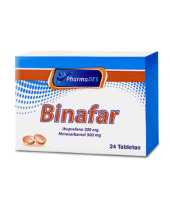 BINAFAR 200/500 MG CAJA X 24 TABS