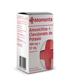 AMOXICILINA+CLAVUL.400/57 MG MOMENTA X 70ML