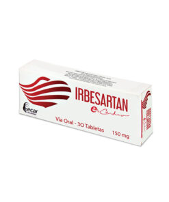 IRBESARTAN 150 MG ECAR CAJA X 30 TABS