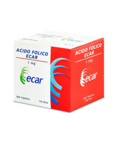 ACIDO FOLICO 1 MG ECAR CAJA X 300 TABS