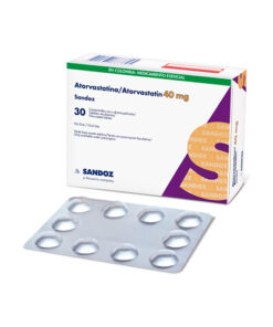 ATORVASTATINA 40 MG SANDOZ CAJA X 30 TABS