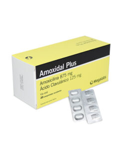 AMOXIDAL PLUS 875/125 MG CAJA X 20 TABS