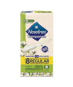 TAMPONES NOSOTRAS REG.APLIC.OR GANICO X 8 UNDS