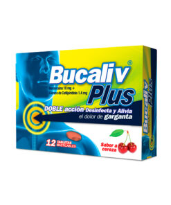 BUCALIV PLUS MIEL LIMON CAJA X 12 TABS